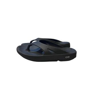 Oofos Original Unisex Recovery Thong Flip Flop Black Womens Size 8 EU 38 Mens 6